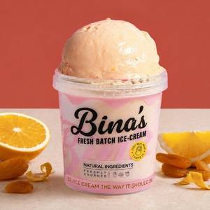 Orange Apricot Ice Cream Tub (100 Ml)