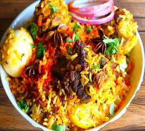 Mutton Egg Biryani