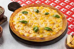 Corn and Cheese Pizza