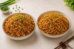 Chinese Bhel & Veg Schezwan Noodles Combo