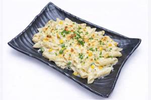 Baked Alfredo White Sauce Pasta