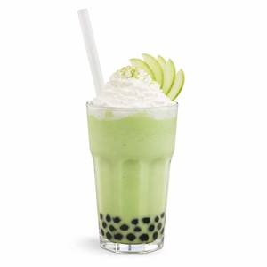 Green Apple Boba Smoothies