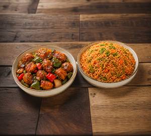 Crispy Veg + Schezwan Fried Rice Combo