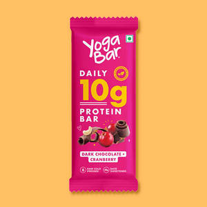 Yoga Bar Dark Chocolate And Cranberry 10g Protein