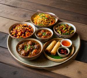 Veg Chaap Thali