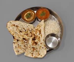 Annupurna Rice Butter Naan Thali