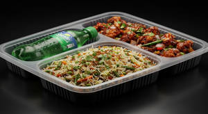Veg Fried Rice + Gobi Manchurian + Sprite 250ml