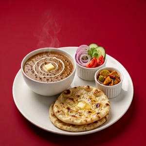 Dal Makhani With 2 Butter Naan Box