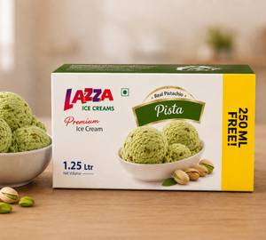 Pista green ice cream