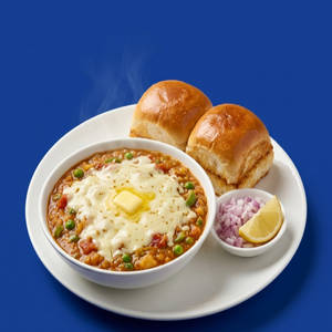 Cheese Pav Bhaji (2 Pieces)