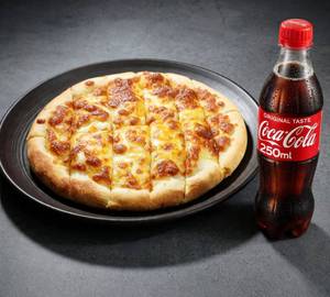 Cheese Garlic Bread With Coke ( 250 Ml )