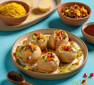 Dahi Golgappe Chaat [6 Pieces]