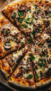 Mushroom Delight Pizza