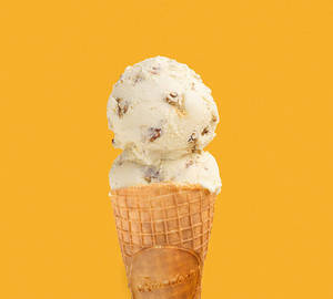 Saffron & Pecan  Ice Cream