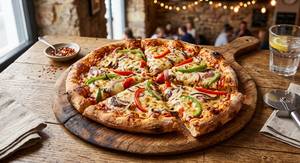 Onion Capsicum Cheese Pizza