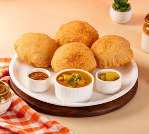 Puri (4Pcs) Subji Plate