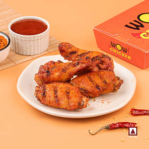 Peri Peri Grilled Wings- 4pcs