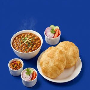 Chole Bhature (2 Bhature)