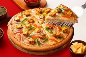 Tandoori Paneer Tikka Medium Pizza (Serves 2)