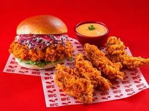 Nfc Burger Meal For 1 Non Veg