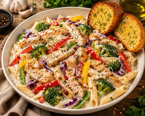 Cream Alfredo Pasta