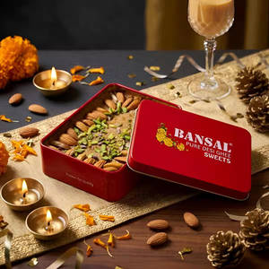 Chana Burfi Cake Small Tin Box (Small)