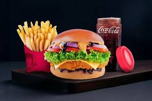 BBQ Chicken Burger Combo
