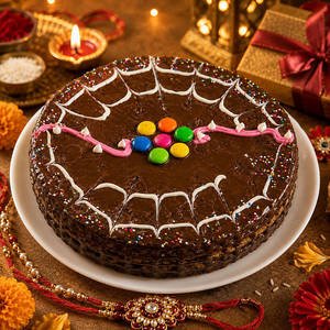 Rakhi Celebration Chocolate Waffle Cake