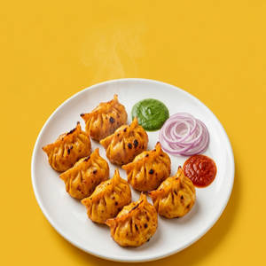 Paneer Tandoori Momos (8 Pieces)
