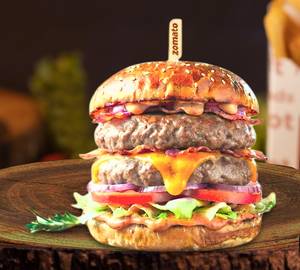 Double Tikki Cheese Burger