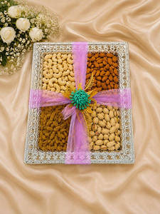 Dryfruit Tray Silver (big).