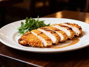 Panko Crumbed Grilled Chicken Breast (Serves 1)