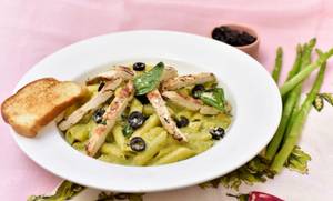 Pesto Cream Pasta Non Veg