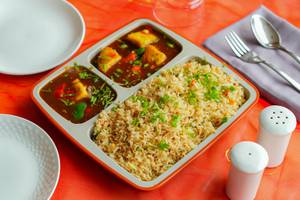 Fried Rice with Manchurian