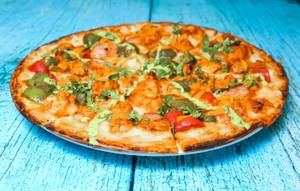 Butter Chicken Pizza