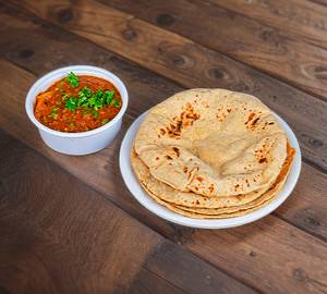 4 Tawa Roti & Aloo Ki Sabji