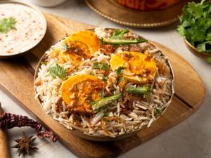 Spicy Charcoal Egg Biryani Bowl (New)