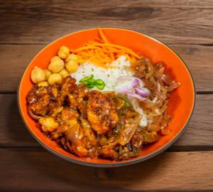 Mutten Kabab gravy rice bowl