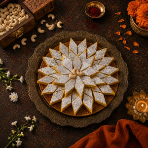 Kaju Kesariya Barfi
