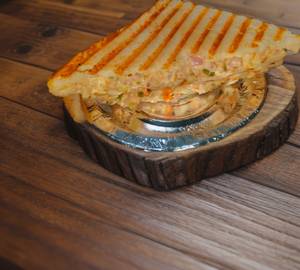 Chicken Salami Cheese Grilled Sandwich