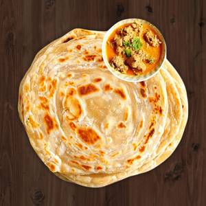 2 Paratha With Chicken Khorma