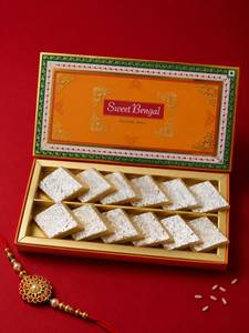 Diwali Special Kaju Barfi Mithai Box (250 Grams)