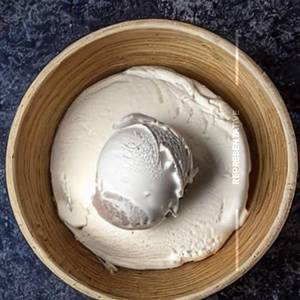 A scoop of ice-crem