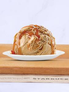Caramel Macchiato with salted caramel Drizzle
