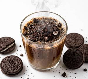 Cold coffee with oreo