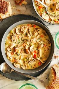 Mushroom Chicken Soup