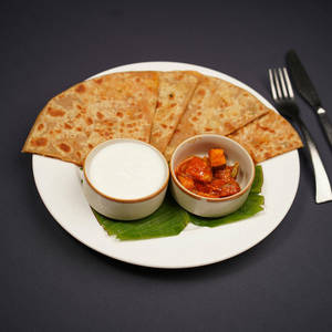 Aloo/onion/paratha