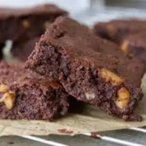 Gooey Chocolate Walnut Brownie