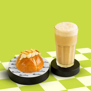 Signature Cold Coffee (350ml) + Almond Cream Brioche