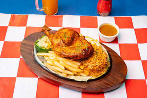 Roast Chicken In Garlic Pepper Sauce